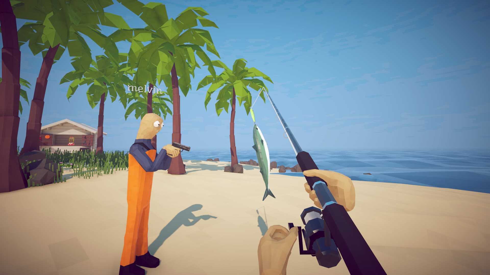 Fishing on a tropical island in How to Fish